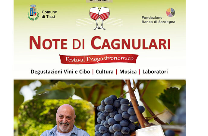 Tissi, al via il Festival Enogastronomico Note di Cagnulari