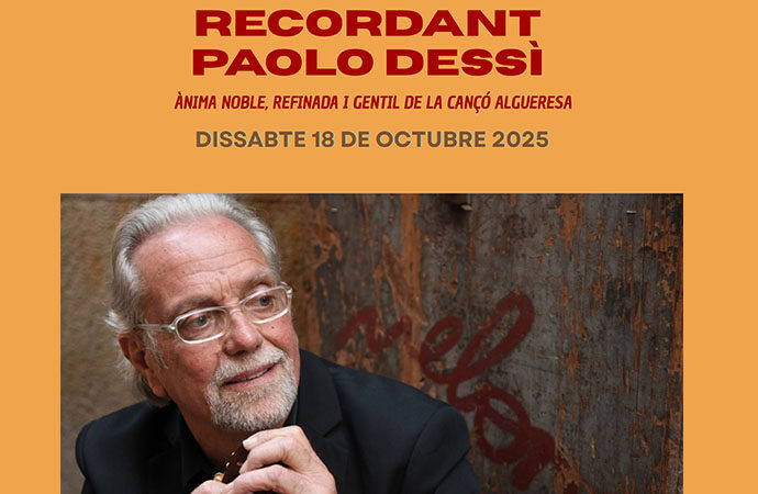 Plataforma per la Llengua i Obra Cultural de l’Alguer recordaran lo cantautor Paolo Dessì