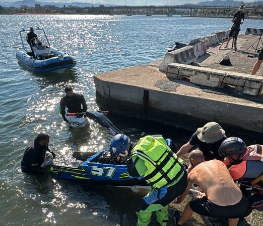 I Sommozzatori della Polizia di Stato impegnati nell’ “Aquabike World Championship – Regione Sardegna  Gran Prix of Italy”