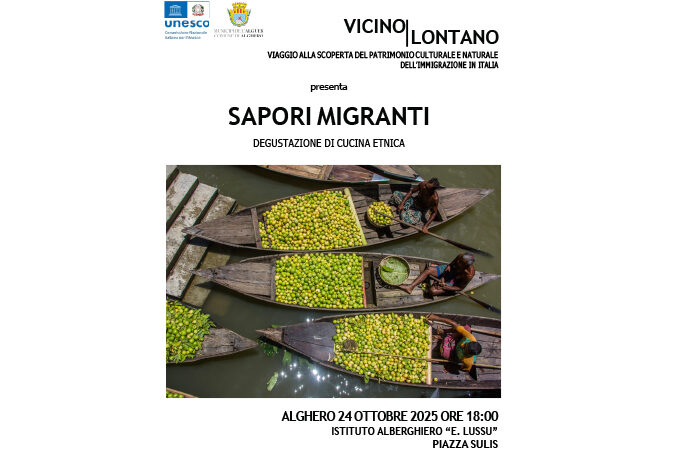 Alghero: “Sapori migranti” in scena il 24 ottobre per l’evento enogastronomico che celebra l’integrazione