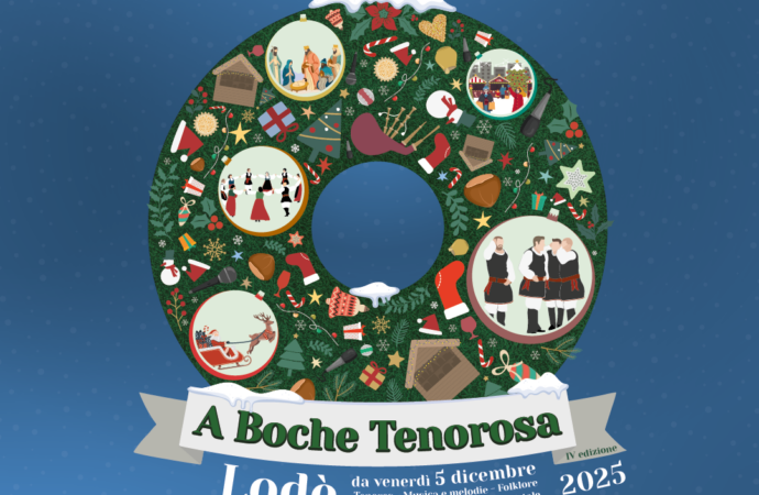 Lodè celebra il Natale con la quarta edizione di “A Boche Tenorosa”: dal 5 al 29 dicembre musica, tradizioni e festa