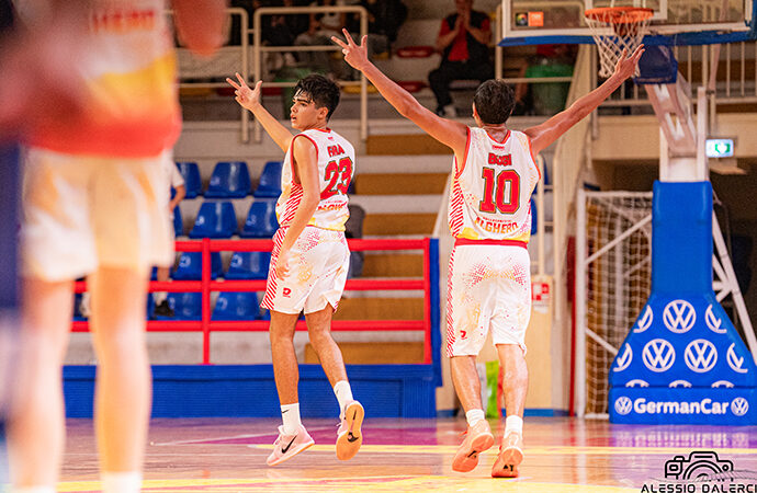 Dominio giallorosso con la giovanissima SAP, Santa Croce Olbia travolta 94-64 al Palamanchia
