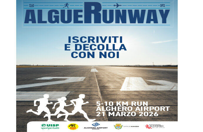 ALGUERUNWAY 2026: tra 110 giorni il decollo di una delle corse più attesa in Sardegna!