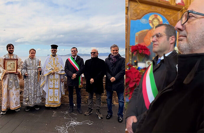 Celebrazioni di San Basilio, il Sindaco Cacciotto, il Presidente del Consiglio Pirisi e l’Assessore Daga per la prima volta dopo 25 anni nella Chiesa Ortodossa