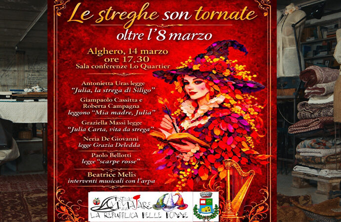 Festival Ammajare – A ottant’anni dal primo voto alle donne… le streghe son tornate! Ad Alghero reading tra musicale e letterario per riflettere sui diritti e sull’identità femminile