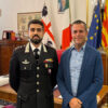 Il benvenuto del Sindaco Raimondo Cacciotto al nuovo Comandante  dei Carabinieri di Alghero Giuseppe Lombardo