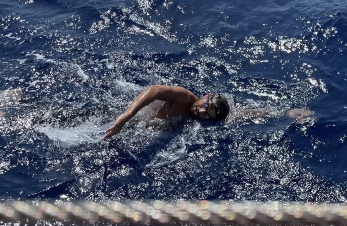 Gabriele Catta giunge ad Alghero con il progetto “l’Infinito – Sardegna e Corsica”
