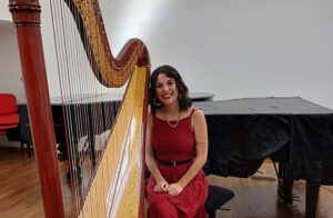 L’arpa di Giulia Sini ai Mercoledi del Conservatorio