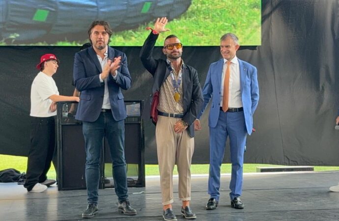 Per Marcello Manca riconoscimento nello Stadio Olimpico a Roma