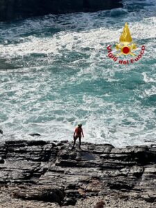 Stintino, i VVF mobilitati alla ricerca di una persona scomparsa in mare