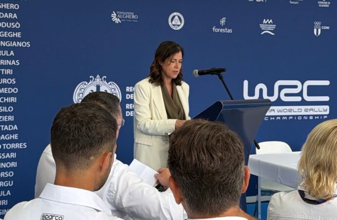Rally Italia Sardegna 2026, grandi eventi, sport e sostenibilità ambientale. La presidente Todde: “Vogliamo che i grandi eventi internazionali continuino a scegliere la Sardegna. La sostenibilità di manifestazioni di questa portata riguarda anche la sua capacità di durare nel tempo”