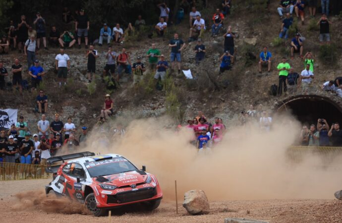 Rally Italia Sardegna 2026, Solberg detta il passo nello Shakedown